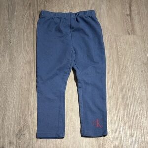 Calvin Klein Kids Navy Leggings